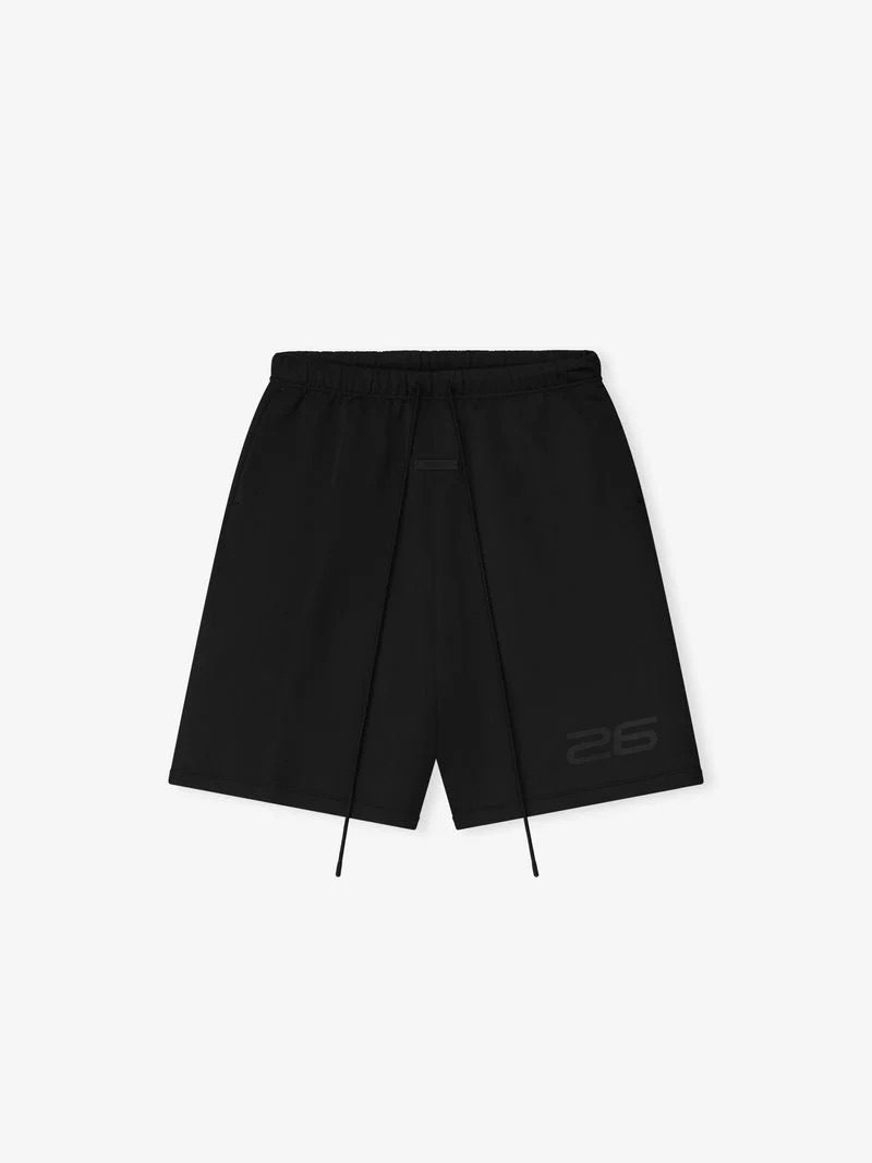Fear Of God Essentials Black Athletic Drawcord Satin Sweatshorts, Nwt, Size S